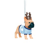 North Carolina Tar Heels NCAA French Bulldog Wearing Sweater Ornament