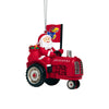 Kansas Jayhawks NCAA Santa Riding Tractor Ornament