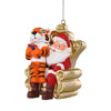 Clemson Tigers NCAA Mascot On Santa's Lap Ornament - The Tiger