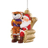 LSU Tigers NCAA Mascot On Santa's Lap Ornament - Mike the Tiger