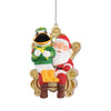 Oregon Ducks NCAA Mascot On Santa's Lap Ornament - The Duck