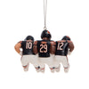 Chicago Bears NFL 3 Player Team Celebration Ornament