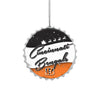 Cincinnati Bengals NFL Bottlecap Sign Ornament