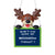 Seattle Seahawks NFL Team Logo Reindeer With Sign Holiday Tree Ornament