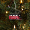 Atlanta Falcons NFL Retro Bus With Tree Ornament