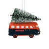 Chicago Bears Retro Bus With Tree Ornament