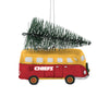 Kansas City Chiefs Retro Bus With Tree Ornament