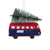 New York Giants Retro Bus With Tree Ornament