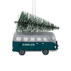 Philadelphia Eagles Retro Bus With Tree Ornament
