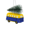 Los Angeles Rams NFL Retro Bus With Tree Ornament