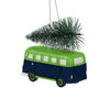 Seattle Seahawks Retro Bus With Tree Ornament