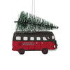 Tampa Bay Buccaneers Retro Bus With Tree Ornament