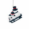 Houston Texans NFL Sledding Snowmen Ornament