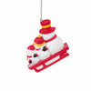 Kansas City Chiefs NFL Sledding Snowmen Ornament