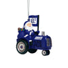 New York Giants NFL Santa Riding Tractor Ornament