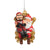 Tampa Bay Buccaneers NFL Mascot On Santa's Lap Ornament - Captain Fear