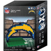 San Diego Chargers NFL 3D BRXLZ Puzzle Team Logo