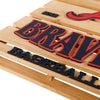 Atlanta Braves MLB Wood Pallet Sign