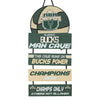 Milwaukee Bucks 2021 NBA Champions Mancave Sign