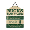 Milwaukee Bucks NBA Mancave Sign