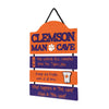 Clemson Tigers NCAA Mancave Sign