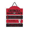 Georgia Bulldogs NCAA Mancave Sign