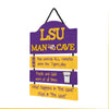 LSU Tigers NCAA Mancave Sign