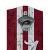 Alabama Crimson Tide NCAA Wooden Bottle Cap Opener Sign