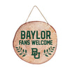 Baylor Bears NCAA Wood Stump Sign