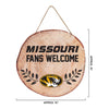 Missouri Tigers NCAA Wood Stump Sign