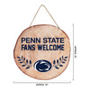 Penn State Nittany Lions NCAA Wood Stump Sign