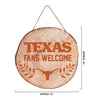 Texas Longhorns NCAA Wood Stump Sign