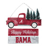 Alabama Crimson Tide NCAA Wooden Truck With Tree Sign