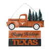 Texas Longhorns NCAA Wooden Truck With Tree Sign