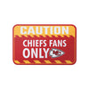 Kansas City Chiefs NFL Caution Sign