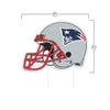 New England Patriots NFL Home Field Stake Helmet Sign