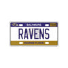 Baltimore Ravens NFL License Plate Wall Sign