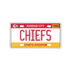 Kansas City Chiefs NFL License Plate Wall Sign