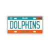 Miami Dolphins NFL License Plate Wall Sign