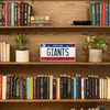 New York Giants NFL License Plate Wall Sign