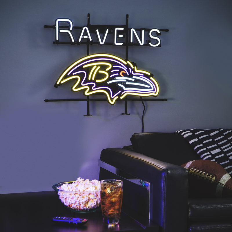 NFL　Ravens　LED　Sign　Baltimore　Fancave