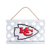 Kansas City Chiefs NFL Lattice Garden Sign