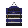 Baltimore Ravens NFL Mancave Sign