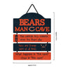 Chicago Bears NFL Mancave Sign