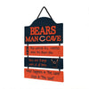 Chicago Bears NFL Mancave Sign