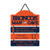 Denver Broncos NFL Mancave Sign