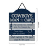 Dallas Cowboys NFL Mancave Sign