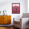 Arizona Cardinals NFL Metal Tacker Wall Sign