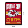 Kansas City Chiefs NFL Metal Tacker Wall Sign