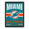 Miami Dolphins NFL Metal Tacker Wall Sign